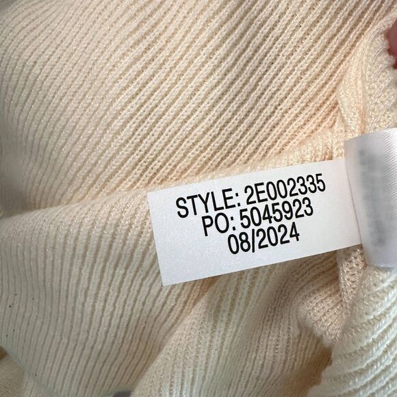 Vineyard Vines XL White Collared Sweater – Long Sleeve Knit Preppy Pullover - Picture 5 of 9